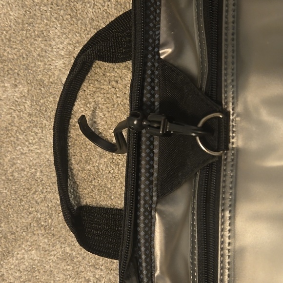 RICARDO BEVERLY HILLS BLACK HANGING TRAVEL BAG  TOILETRIES ORGANIZER - Picture 10 of 14